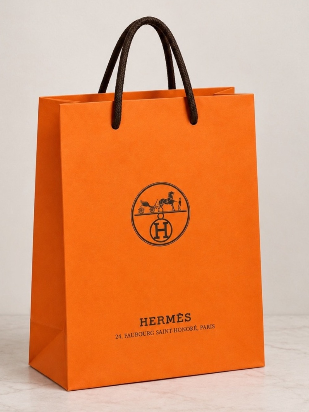 Hermes Shopping Bag from Paris plus ribbon